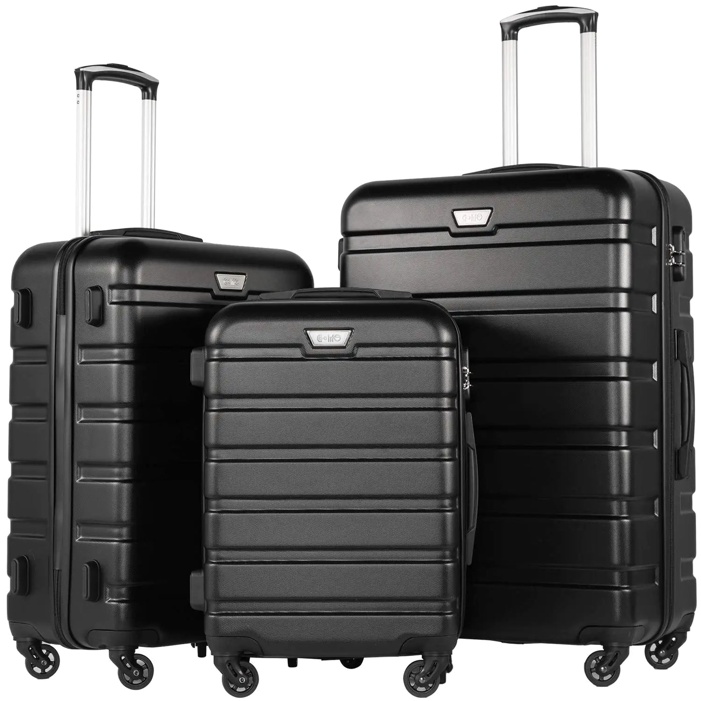 Coolife Luggage 3 Piece Familiar Pack